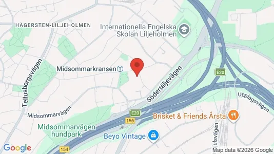 Apartments for rent i Stockholm South - kort over placeringen