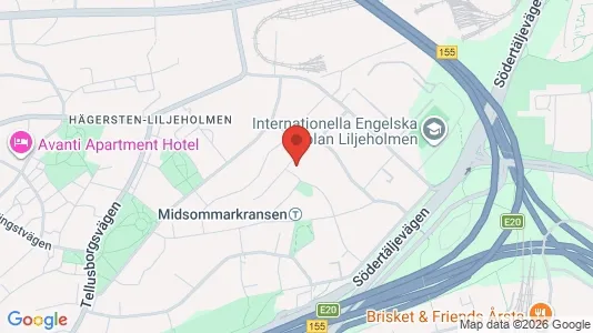 Apartments for rent i Stockholm South - kort over placeringen