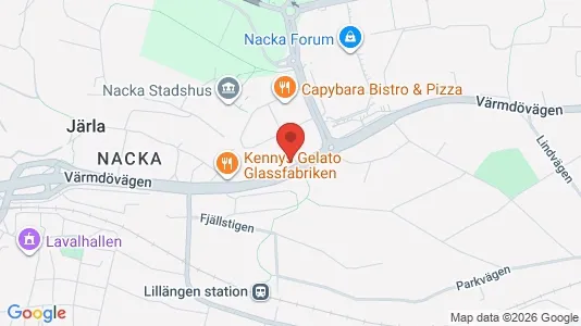 Apartments for rent i Nacka - kort over placeringen