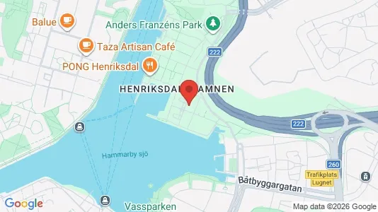 Apartments for rent i Hammarbyhamnen - kort over placeringen