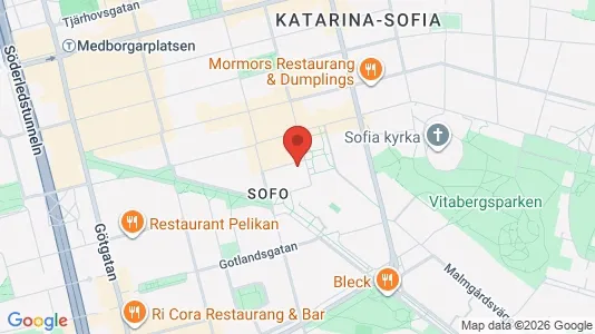 Apartments for rent i Södermalm - kort over placeringen
