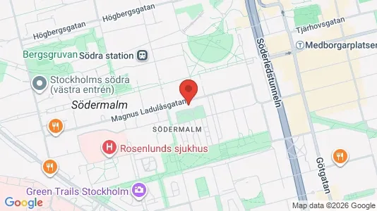 Rooms for rent i Södermalm - kort over placeringen