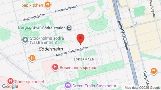 Apartments for rent i Södermalm - kort over placeringen