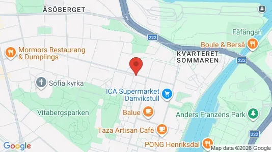 Apartments for rent i Södermalm - kort over placeringen