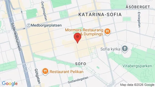 Apartments for rent i Södermalm - kort over placeringen
