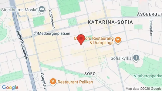 Apartments for rent i Södermalm - kort over placeringen