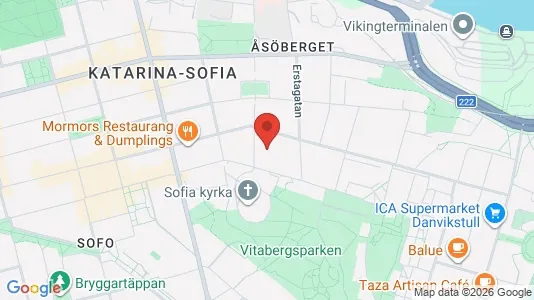 Apartments for rent i Södermalm - kort over placeringen