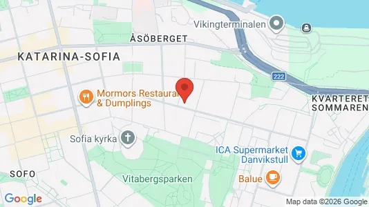 Apartments for rent i Södermalm - kort over placeringen