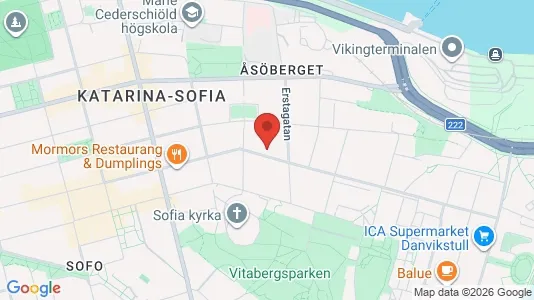 Apartments for rent i Södermalm - kort over placeringen