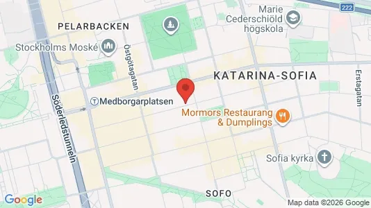 Apartments for rent i Södermalm - kort over placeringen