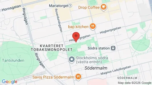 Apartments for rent i Södermalm - kort over placeringen