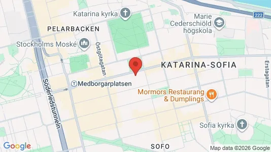 Apartments for rent i Södermalm - kort over placeringen