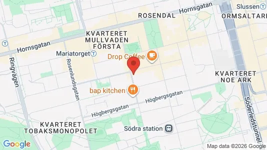 Apartments for rent i Södermalm - kort over placeringen