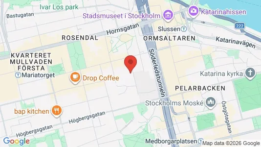 Apartments for rent i Södermalm - kort over placeringen
