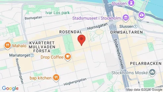 Apartments for rent i Södermalm - kort over placeringen