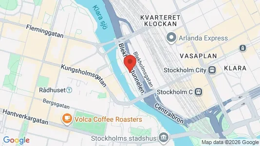 Apartments for rent i Stockholm City - kort over placeringen