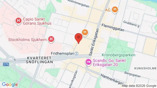 Apartments for rent i Kungsholmen - kort over placeringen
