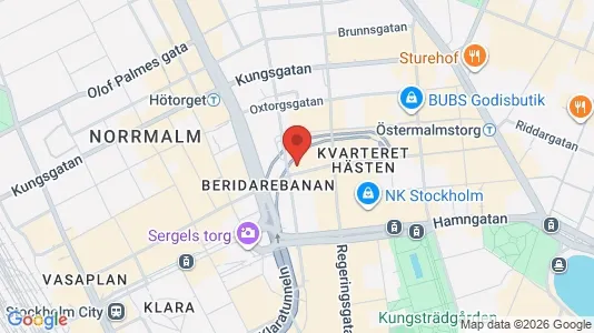 Apartments for rent i Stockholm City - kort over placeringen