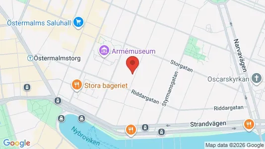 Apartments for rent i Östermalm - kort over placeringen
