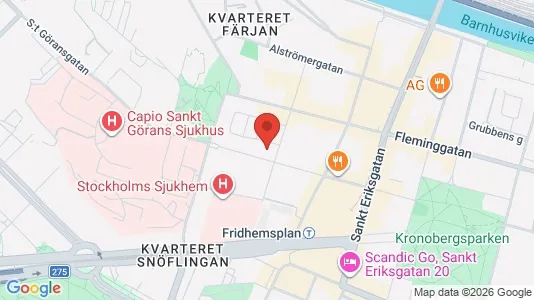 Apartments for rent i Kungsholmen - kort over placeringen