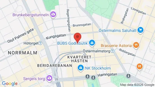 Apartments for rent i Stockholm City - kort over placeringen