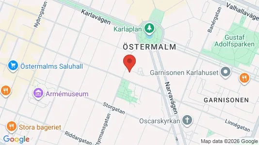Apartments for rent i Östermalm - kort over placeringen