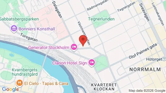 Apartments for rent i Stockholm City - kort over placeringen