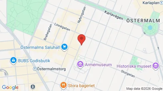 Apartments for rent i Östermalm - kort over placeringen