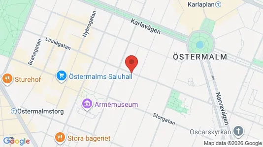 Apartments for rent i Östermalm - kort over placeringen
