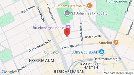 Apartments for rent i Stockholm City - kort over placeringen