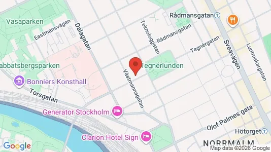 Apartments for rent i Vasastan - kort over placeringen