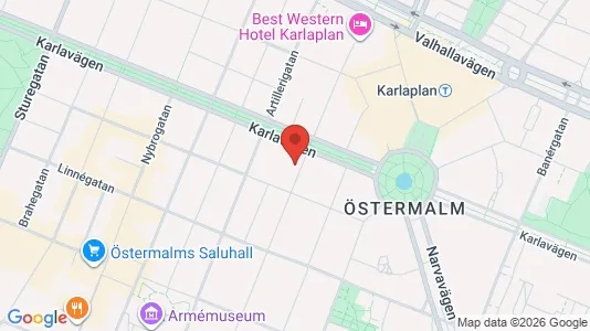 Apartments for rent i Östermalm - kort over placeringen