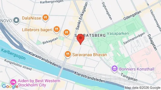 Apartments for rent i Vasastan - kort over placeringen