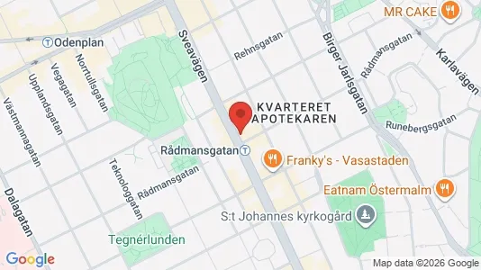 Apartments for rent i Vasastan - kort over placeringen