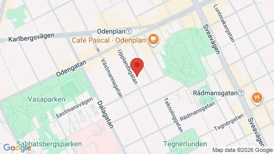 Apartments for rent i Vasastan - kort over placeringen