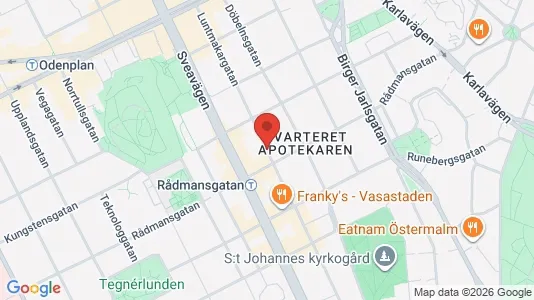 Apartments for rent i Vasastan - kort over placeringen