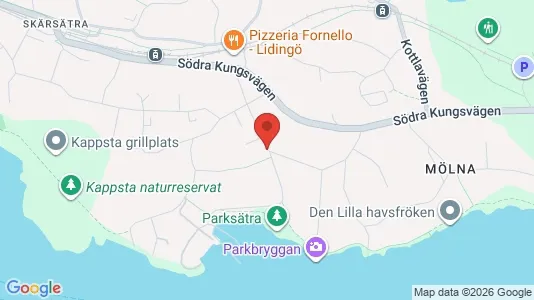 Apartments for rent i Lidingö - kort over placeringen
