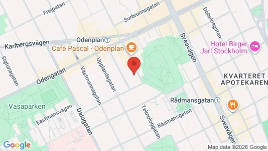 Apartments for rent i Vasastan - kort over placeringen