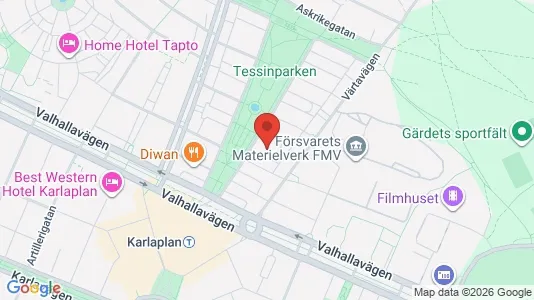 Apartments for rent i Gärdet/Djurgården - kort over placeringen