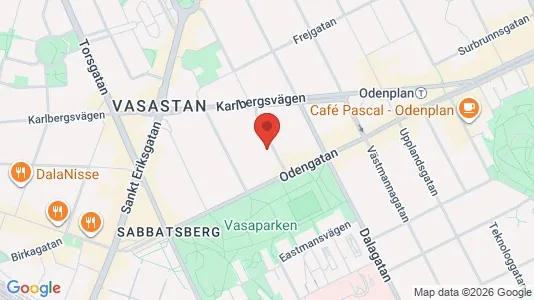 Apartments for rent i Vasastan - kort over placeringen