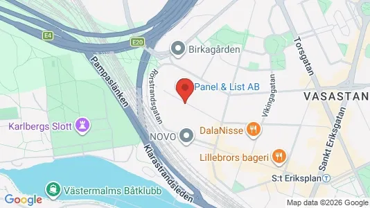 Apartments for rent i Vasastan - kort over placeringen