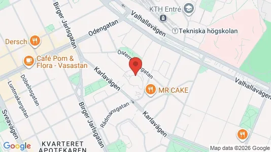 Apartments for rent i Östermalm - kort over placeringen