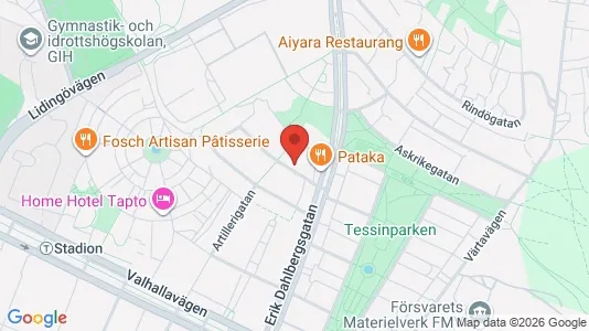 Apartments for rent i Gärdet/Djurgården - kort over placeringen