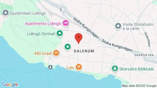 Apartments for rent i Lidingö - kort over placeringen