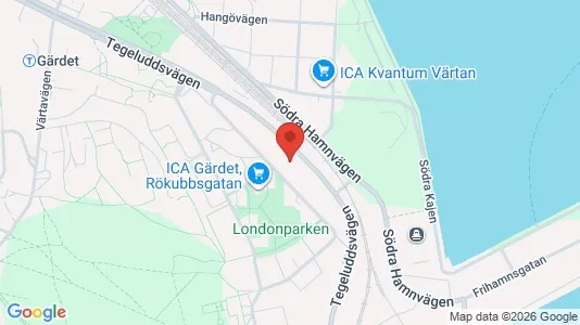 Apartments for rent i Gärdet/Djurgården - kort over placeringen