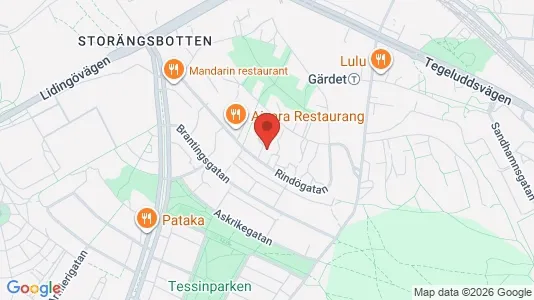 Apartments for rent i Gärdet/Djurgården - kort over placeringen
