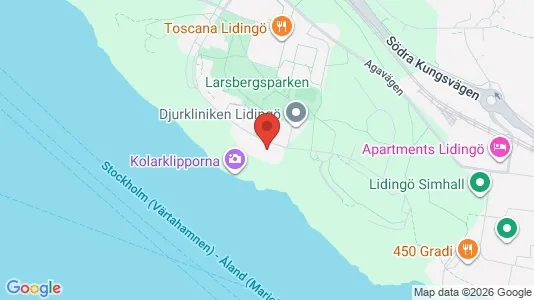 Apartments for rent i Lidingö - kort over placeringen