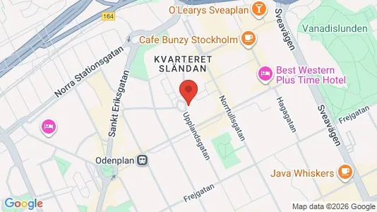 Apartments for rent i Vasastan - kort over placeringen