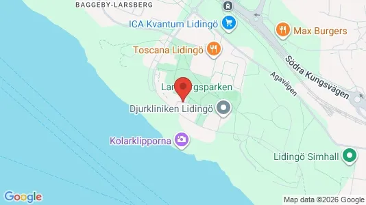 Apartments for rent i Lidingö - kort over placeringen