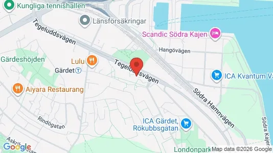 Apartments for rent i Gärdet/Djurgården - kort over placeringen